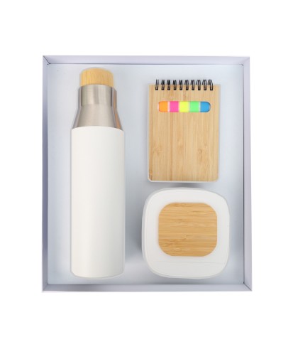 GS034 - All White Bamboo Gift Box